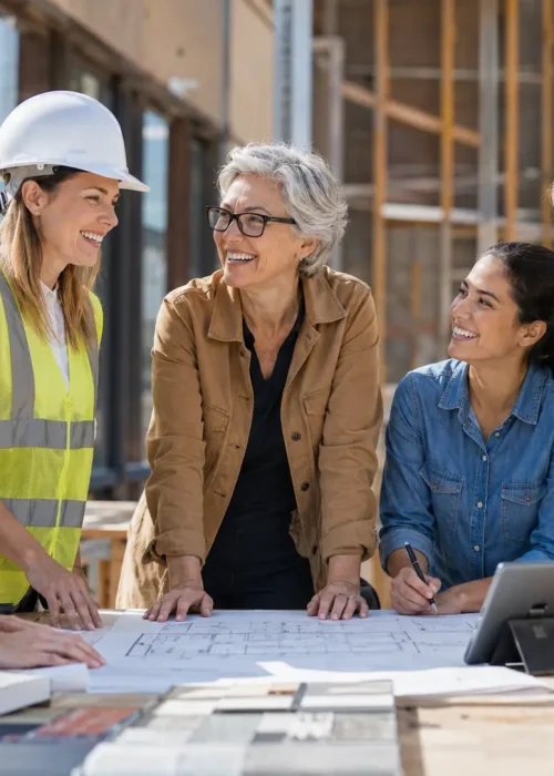 Multi-generational construction women